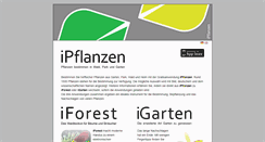 Desktop Screenshot of ipflanzen.ch