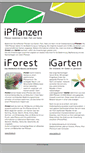 Mobile Screenshot of ipflanzen.ch